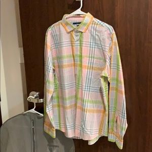 Long sleeve plaid button up